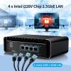Glovary Firewall Mini PC J6413 4 Core, 4 x i226V 2.5GbE LAN Fanless OPNsense Micro Appliance, DDR4 8GB RAM 256GB SSD, AES-NI, 2HD+USB-C 3 Display, Computer Router Hardware, 2 x NVMe, 2 x SATA3.0 view 3