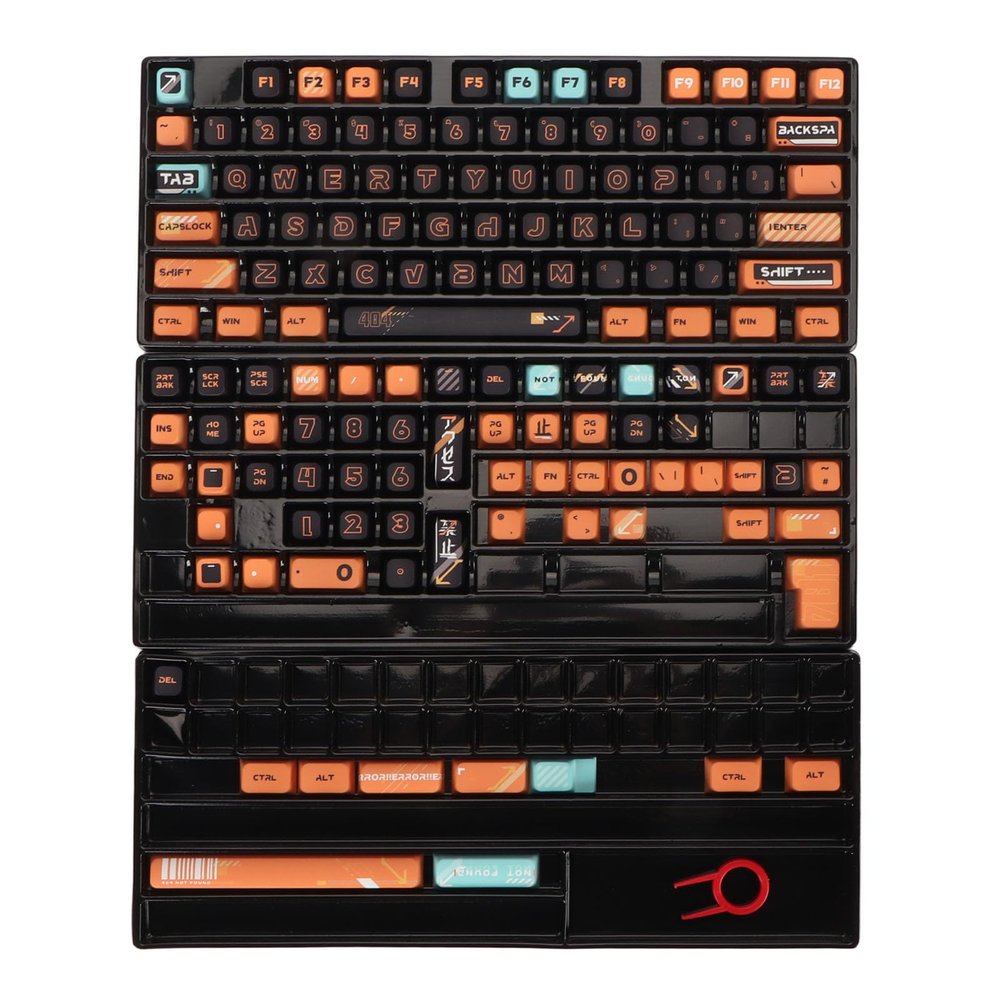 141 Keys Keyboard Keycaps Set, PBT Mechanical Keycaps, XDA Height Keycap Set with Fadeless Design for 61 87 98 104 108 141 Keys Mechanical Keyboard, Ergonomic Typing Comfort and Wi