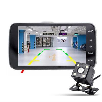 4.0" IPS Car DVR Camera Full HD 1080P Dual Lens Dvrs Dash Cam Video Recorder Registrator-G-Sensor 170 Degree with Night Vision(NOT SD Card)