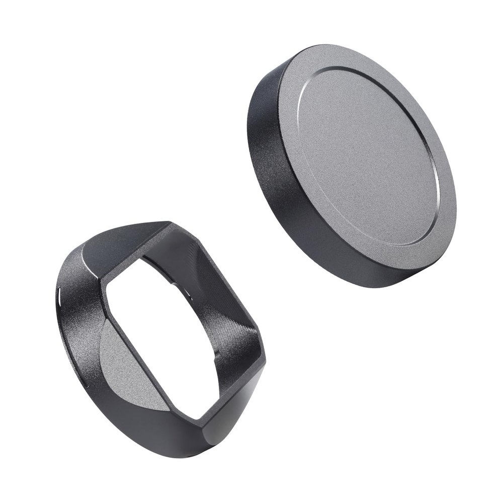 1.5/50 Metal Square Lens Hood (with Cover), Suitable for ZEISS C Sonnar T* ZM 1.5/50 M-Mount Camera Accessories (Black)
