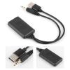 Aumotop HiFi Stereo Audio Cable Adapter, Wireless Music Receiver for Car AUX Interface, USB Connector, Black view 3