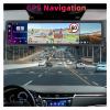 12 Inch 4G Dual Camera Car Mirror Video Recorder GPS Navigation ADAS 1080P Dash Cams Remote Surveillance WiFi(P80 with 6 Meter,32G) view 3