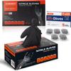 ANBOSON Nitrile Gloves 100 Count, with 5 Bonus Individually Wrapped Pairs for On-the-Go, 5 Mil Texture Grip, for Food Handling, Powder Free, Latex Free - X-Large view 1