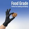 ANBOSON Nitrile Gloves 100 Count, with 5 Bonus Individually Wrapped Pairs for On-the-Go, 5 Mil Texture Grip, for Food Handling, Powder Free, Latex Free - X-Large view 4