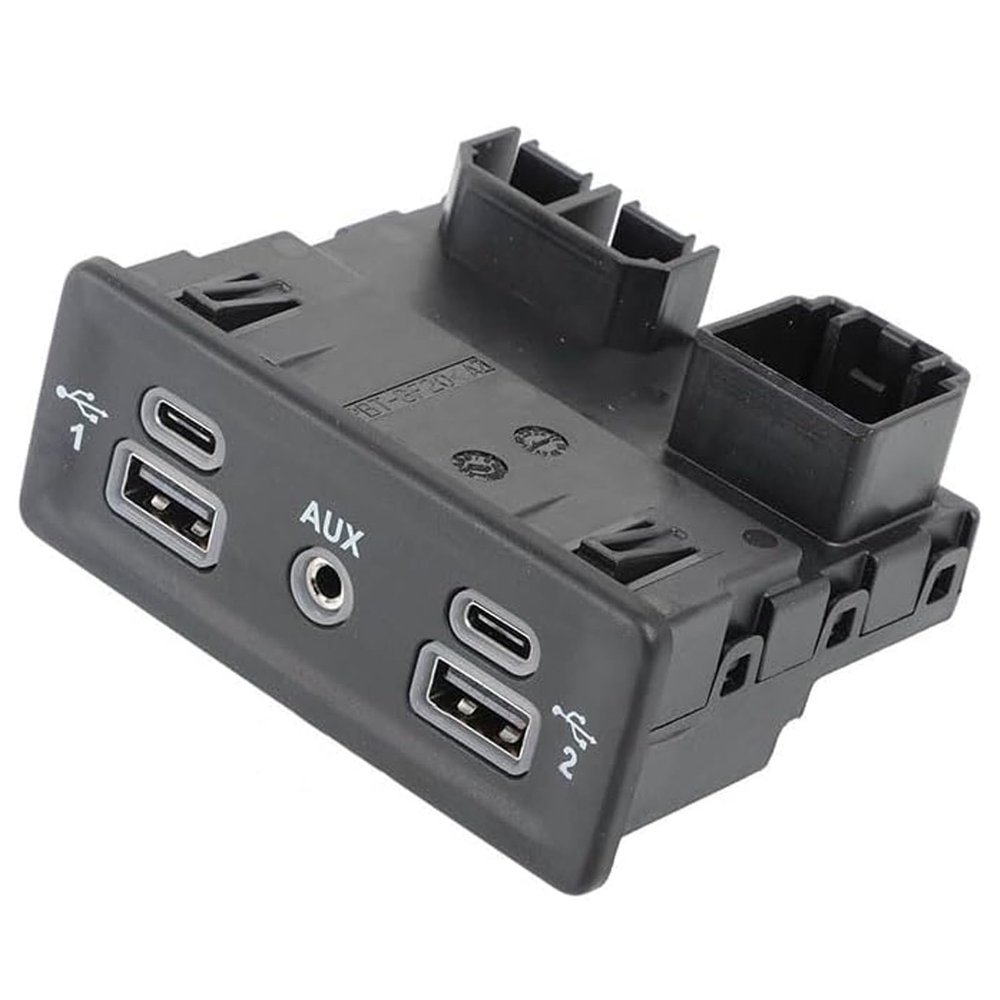 Vdaxvme Replacement Media Interfaces Module USB Port with Fast Charging 68289202AD Simple Installs for Multiple Automotives Input Upgrades Kit