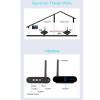 PUSOKEI Wireless AV Transmitter and Receiver Kit, 200M Range Through Walls with 8 Channels, Plug and Play for DVD/Camera/TV, Anti - Interference Long Distance Wireless Video Audio (US Plug) view 2