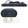 6-15P Steel Plate Body 14GW 9-Foot 1U 19 inch Horizontal Installation 10 Socket Overload Protection Anti Electric Shock Module Rack Mounted Power Distribution Unit view 2