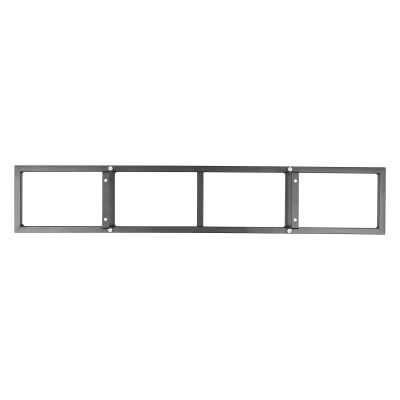 Proinsightore Wall Mount 34 Inch Media Storage Rack CD DVD Organizer Metal Shelf 34 Inch Cube Storage Media Shelf and Video Game Organizer Black