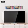 Proinsightore Wall Mount 34 Inch Media Storage Rack CD DVD Organizer Metal Shelf 34 Inch Cube Storage Media Shelf and Video Game Organizer Black view 4