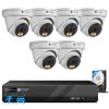 4COVR PoE Security Camera System, 2 Way Talking, Smart Color Night Vision, AI Human/Vehicle Detection, 8CH 8MP NVR with 2TB HDD, 6X 5MP Dome IP Cameras IP67 Outdoor, Remote Access, LY97KA5M0806-1 view 1