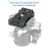 PU - 60L Adjustable Quick Release Plate, Camera Tripod Mount Plate, Universal Arca Standard Adapter with Anti Twist Clamp, Lightweight Aluminum Alloy Plate for DSLR Cameras and view 3