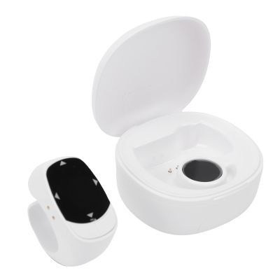 Bluetooth Remote Control for TikTok, Upgrade Wireless Fingertip Scroller Page Turner Camera Shutter with Touchscreen for Smartphone Tablet White