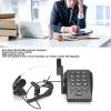 Sanpyl Corded Telephone with Headset & Dial pad, HandsFree Call Center Noise Cancelling Corded Monaural Headset Headphone with Rotatable Microphone Arm view 2