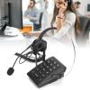 Sanpyl Corded Telephone with Headset & Dial pad, HandsFree Call Center Noise Cancelling Corded Monaural Headset Headphone with Rotatable Microphone Arm view 3