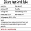 1.7:1 Soft Silicone Heat Shrink Tube - Flexible Cable Sleeve for DIY Wire Wrap Protector (Diameter 0.8-30mm)(2mmx5m) view 3
