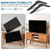 NUOBESTY Universal TV Stand Legs Replacement for 32Inch TV, TV Feet with Screws Smart Televison Base Stand Legs for Tabletop Living Room Bedroom view 4