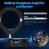 YUEHISY Portable Radio, FM AM LSB USB Full Band DSP Shortwave Radio Receiver with 1.9 Inch Screen, Aluminum Alloy Housing, for Outdoor view 3