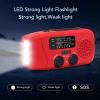Oreilet Solar Emergency Weather Radio, 2000mAh Rechargeable Solar Emergency Hand Crank Radio with LED Flashlight & Cell Phone Charger for Emergencies Camping Survival view 2