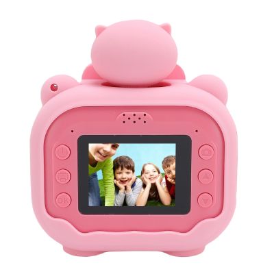 Oreilet Kids Camera Instant Print, 48MP Inkless Thermal Printing Digital Camera with Rotate Lens, 3 Printing Paper, Christmas Birthday Gifts for 4 5 6 7 8 9 10 Year Old Boys Girls