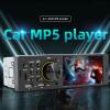Zunate Single DIN Car Stereo with 4 Inch Screen, Car Stereo for Play for Android Auto, 1080P Backup Camera, Bluetooth 5.0, Steering Wheel Control, FM Radio view 3