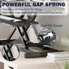 32 Inch Desk Converter, Height Adjustable Sit to Stand Riser, Dual Monitor and Laptop Workstation with Wide Keyboard Tray, Black view 4