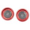 2Pcs Speaker Mesh Grill Cover, 54mm Round Metal Speaker Grill Protector, Sturdy Impact Guard for Home Car Boat, Aluminum Iron Mesh Cover with Easy Installation for DIY Sp (Red) view 3