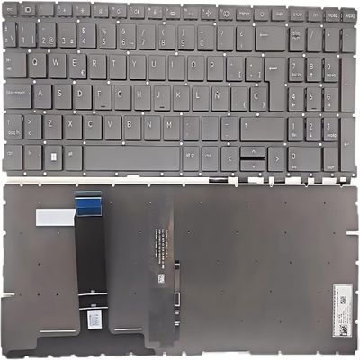 100% New Spanish Laptop Keyboard for HP ProBook 450 G8 455 G8 650 G7 650 G8.ZBook Power 15.6 inch G7 G8 G9.ZHAN 66 Pro 15 G4 Without Frame/with Backlight