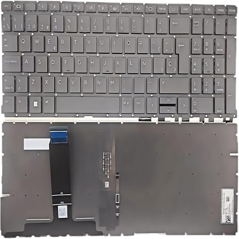 100% New Spanish Laptop Keyboard for HP ProBook 450 G8 455 G8 650 G7 650 G8.ZBook Power 15.6 inch G7 G8 G9.ZHAN 66 Pro 15 G4 Without Frame/with Backlight