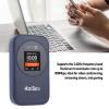 XUMIUZIY 4G Portable WiFi Hotspot, Mobile Hotspot Wireless Router, 300Mbps 2.4G Time Display USB Modem with SIM Card Slot for Travel Camping and Outdoor Internet Access view 4