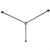 Metal Tripod for Stabilizer and Total Station, Foldable Floor Guide with Anti-Slip Foot, 40 cm (15.75 in) Length view 2