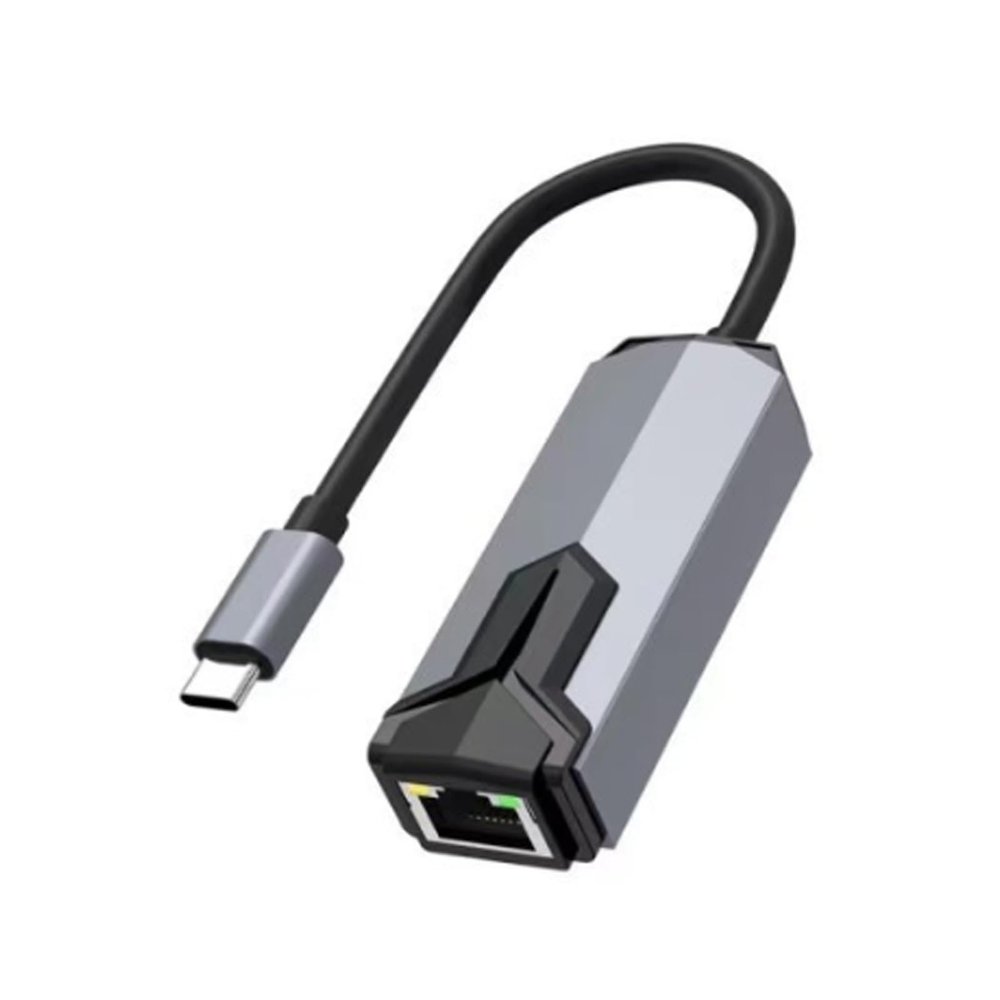YUEHISY USB C to Ethernet Adapter, 2.5Gbps High Speed Network Adapter with Aluminum Case, Plug and Play for Laptops, Desktops, Routers