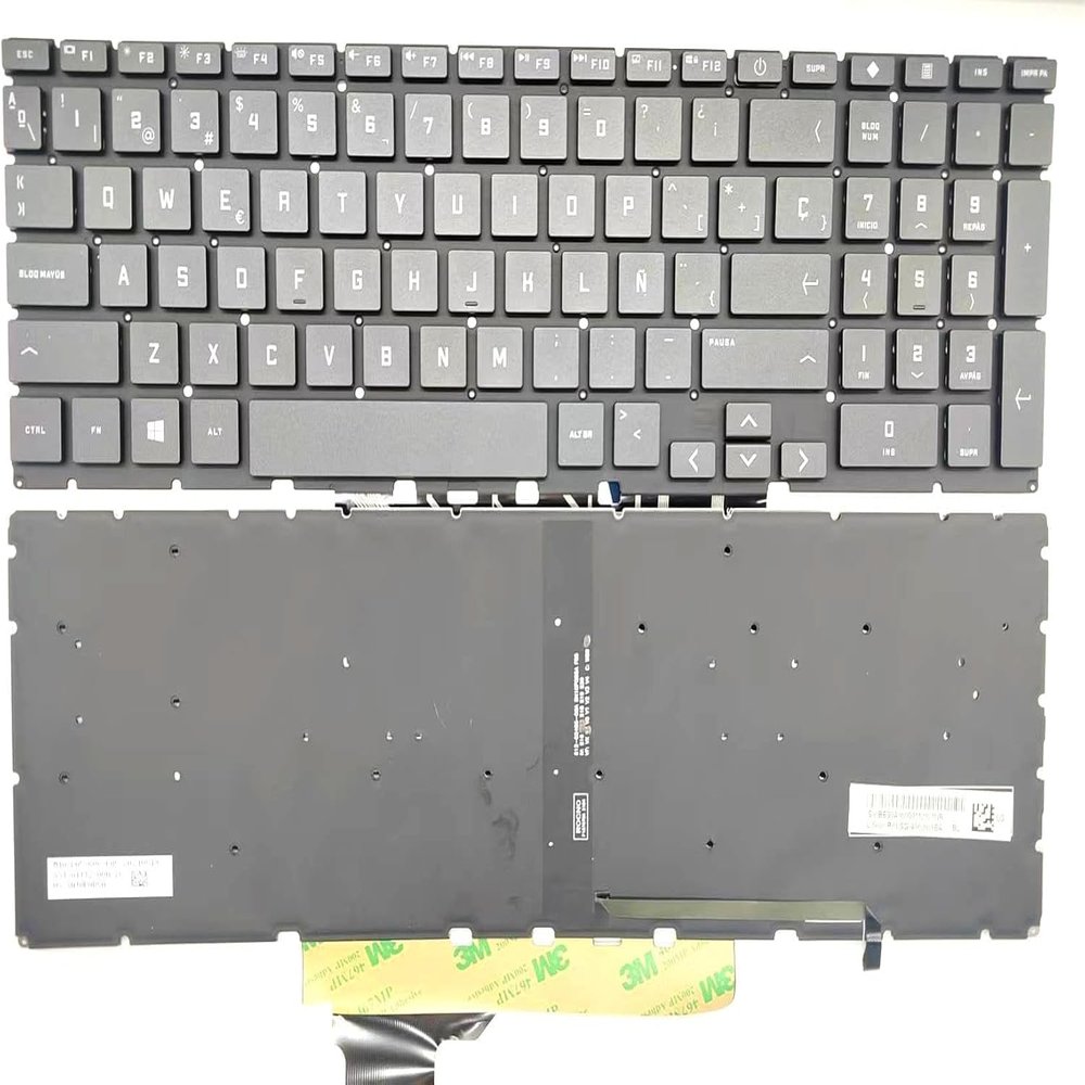 100% New Replacement Laptop Keyboard for HP Victus 16-E 16-D 16-R 16-S 15-FA 15-FB TPN-Q263 Q264 TPN-C169 C170 Gray/Backlit
