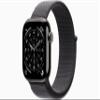 Apple Watch Series 11 [GPS + Cellular, 42mm] Slate Titanium Case with Dark Gray Sport Loop Band, One Size (Renewed) view 1