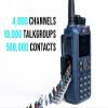 BTECH DA-7X2 Dual Band DMR Digital + Analog Handheld Radio, True Dual Receive VHF/UHF, 7W Peak, AM Airband (108136) + FM Broadcast RX, Cross-Band Repeater, Recording, Advanced Audio view 2