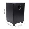 Pomya 100W Home Subwoofer, 6.5 Inch Passive Speaker, MDF Material, Plug and Play for Home Theatre Party view 4