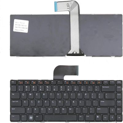 100% New Laptop Replacement Keyboard for Dell Inspiron 14R N4110 N4120 M4110 N4050 N5040 N5050 M5040 M5050, VOSTRO 1440 1445 1450 1550 2420 2520 3350 3450 3460 3550 3555 3560 Black US Layout