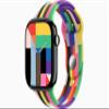 Apple Watch Series 11 [GPS + Cellular, 46mm] Jet Black Aluminum Case with Pride Edition Sport Band, M/L (Renewed) view 1