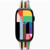 Apple Watch Series 11 [GPS + Cellular, 46mm] Jet Black Aluminum Case with Pride Edition Sport Band, M/L (Renewed) view 2