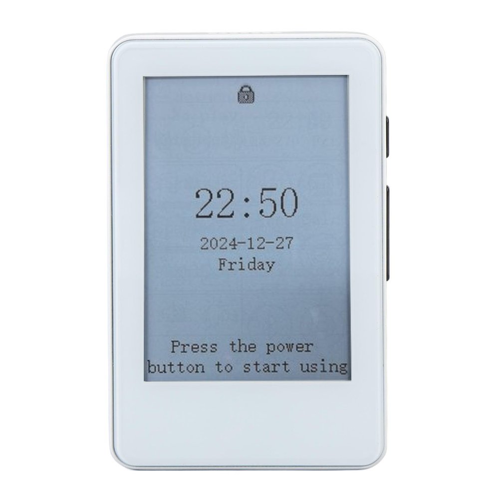 Jectse Electric Book Reader, 2.7 Inch Touchscreen Display with MP3 Player, Music Playback and Lyrics Sync, for Reading Entertainment and Daily Tools