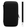 ANGGREK Carrying Case, Hard Shell Travel Case with 8 Game Slots PU Exterior for New 3DS 3DS 2DS LL Console Accessories (Black) view 1