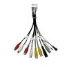 Android Radio Car Accessories RCA Output Wire 20 Pin Aux-in Subwoofer Microphone Fan Adaptor Universal Cable(No 4G SIM Slot) view 1