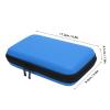 ANGGREK Carrying Case, Hard Shell Travel Case with 8 Game Slots PU Exterior for New 3DS 3DS 2DS LL Console Accessories (Blue) view 2