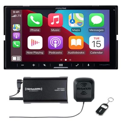 Alpine iLX-W670-M 6.75" Shallow-Chassis 2-DIN Capacitive Touchscreen Digital Multimedia Receiver with SXV300V1 SiriusXM Tuner