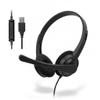 ENCASED USB Headset with in-Line Controls, Rotatable Mic for PC/Laptop view 1