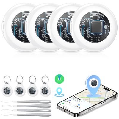 Tukio Air Tracker Tags-4 Pack (iOS Only), [Apple MFi Certified] Key Finder