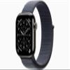 Apple Watch Series 11 [GPS + Cellular, 42mm] Slate Titanium Case with Anchor Blue Sport Loop Band, One Size (Renewed) view 1