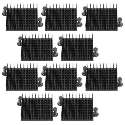 10pcs P42 x 11 x 40 Aluminum Heat Sink, High Performance Cooling Fin Radiator, Slotted Fine Teeth Design for Enhanced Heat Dissipation, Durable Thermal Management Solution for Rout