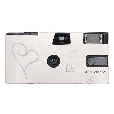 Disposable Camera for Wedding, Retro Film Camera with Flash, 27 Exposure 35mm Color Films - Nostalgic Aesthetic, Easy, Ideal for Travel and Party