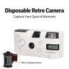 Disposable Camera for Wedding, Retro Film Camera with Flash, 27 Exposure 35mm Color Films - Nostalgic Aesthetic, Easy, Ideal for Travel and Party view 2
