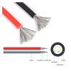 14/12/10 AWG Solar Photovoltaic Cable 2.5mm2 4mm2 6mm2 Panel DC Extension Black or Red Copper Wire(Red Cable,20 Meter_16 AWG-1.5 Square) view 4
